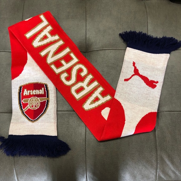 Puma Arsenal Fan Football Soccer Scarf - Picture 2 of 7